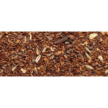 Infusion de rooibos bio aux épices chaï.