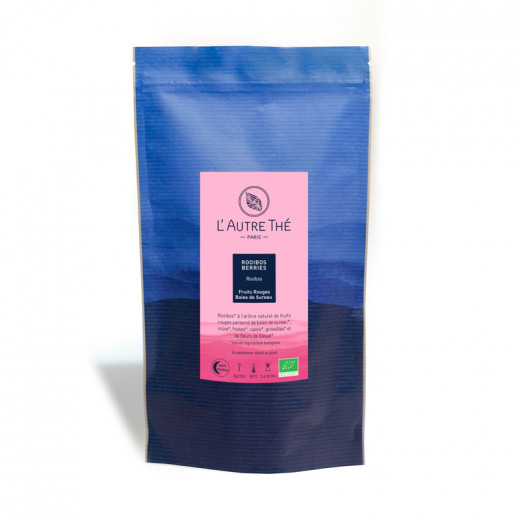 Rooibos bio fruits rouges: groseille, mûre, cassis, fraise Rooibos bio fruits rouges: groseille, mûre, cassis, fraise